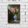Постер «Натюрморт с люпинами в китайской вазе», 30 см х 45 см