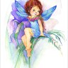 Постер - репродукция «Цветочная фея Ириска», 30 см х 40 см