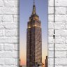 Постер «Небоскреб Эмпайр-стейт-билдинг», 30 см х 90 см