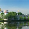 Постер «Панорама на Новодевичий монастырь», 100 см х 30 см